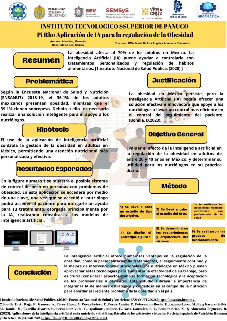 PI RHO APLICACIÓN DE IA PARA LA REGULACIÓN DE LA OBESIDAD